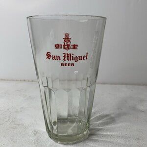 Vintage San Miguel Clear Glass